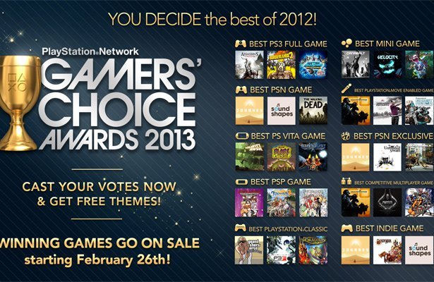 PlayStation Network Gamers´ Choice Awards: Wybierz najlepsze gry na PlayStation